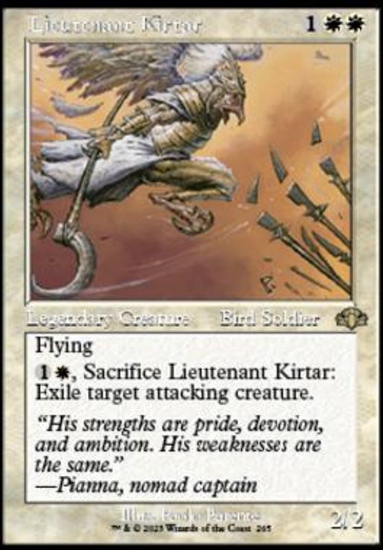 Lieutenant Kirtar (Retro Frame)