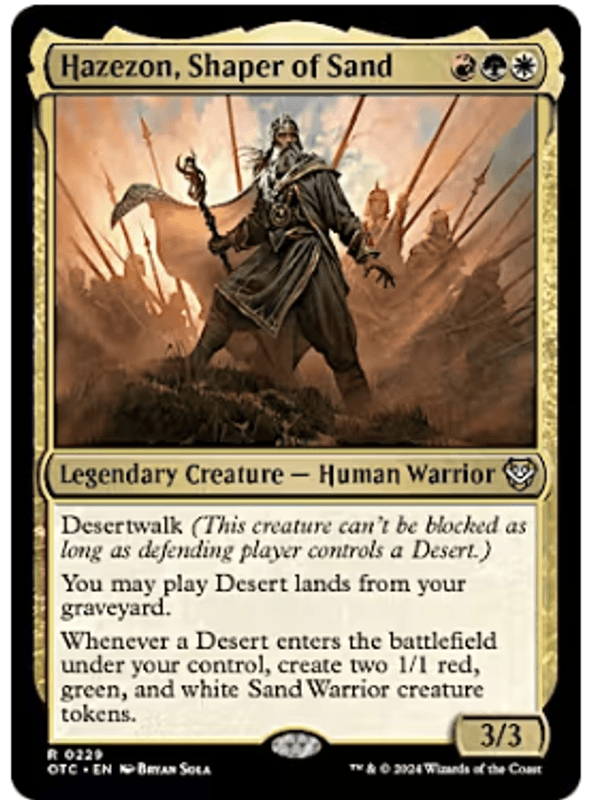 Hazezon, Shaper of Sand