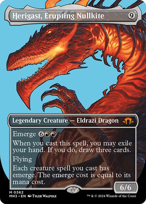 Herigast, Erupting Nullkite (Borderless) (Foil)