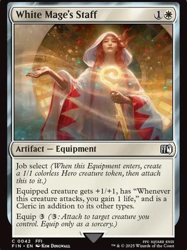 White Mage's Staff (Foil)