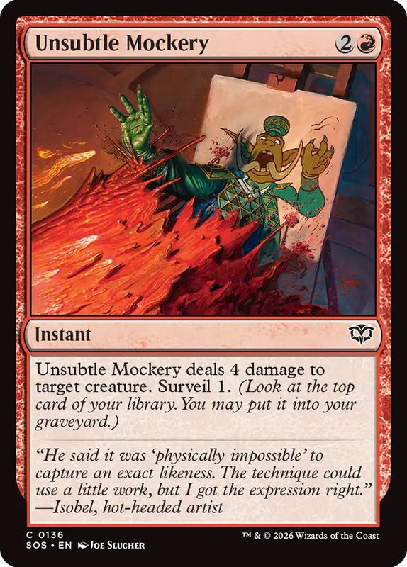 Unsubtle Mockery (Foil)