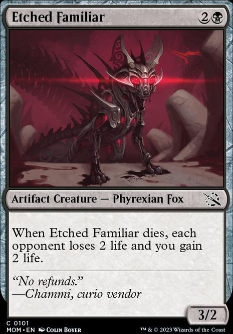 Hovedbilde Etched Familiar (foil)
