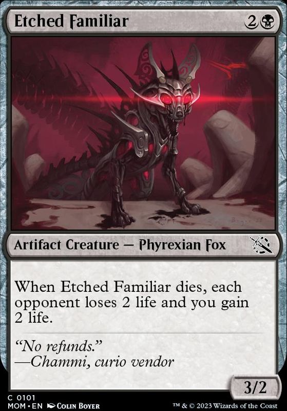 Etched Familiar