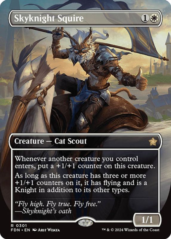 Skyknight Squire (Borderless) (Foil)