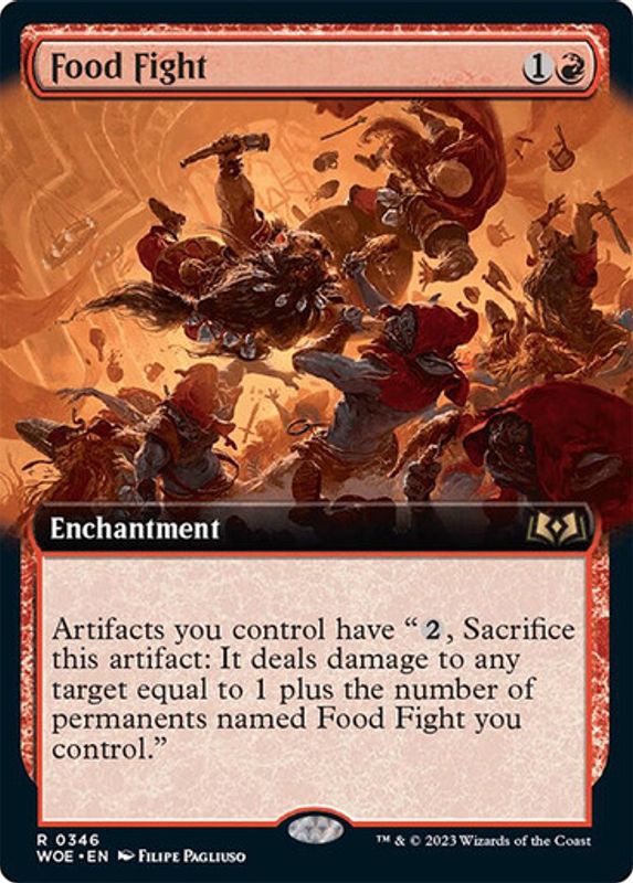 Food Fight (Extended Art) (Foil)