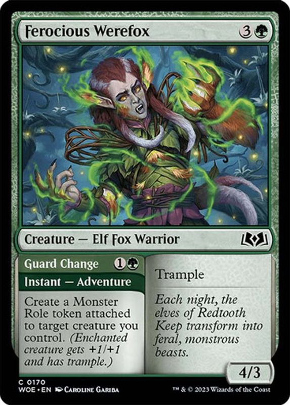 Ferocious Werefox (Foil)